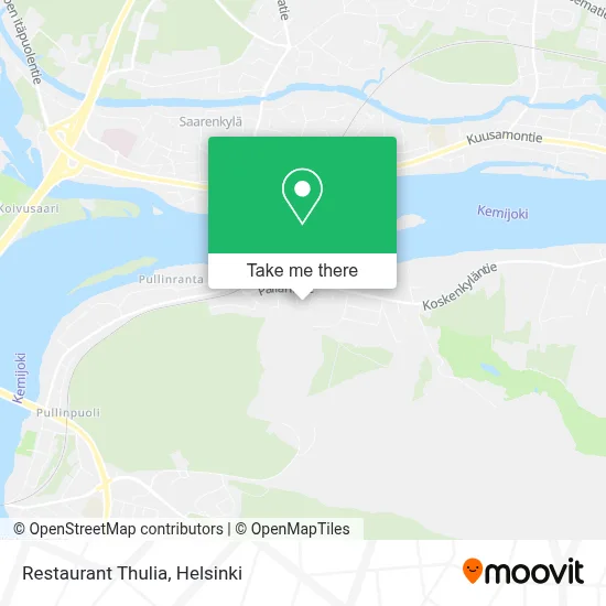 Restaurant Thulia map