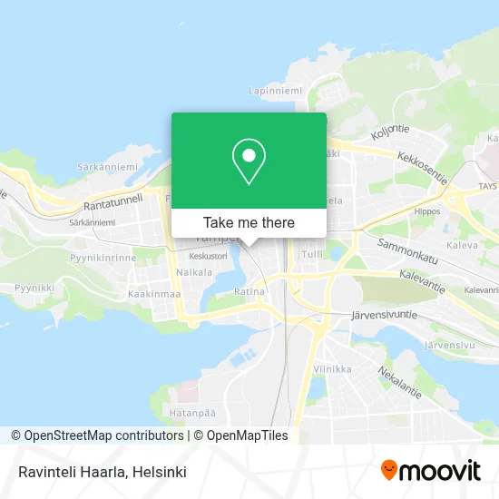 Ravinteli Haarla map