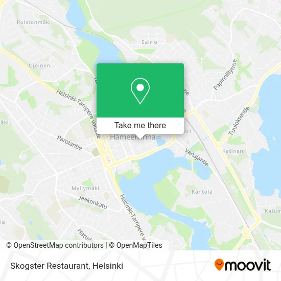 Skogster Restaurant map