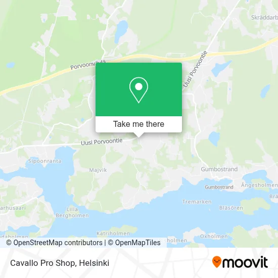 Cavallo Pro Shop map