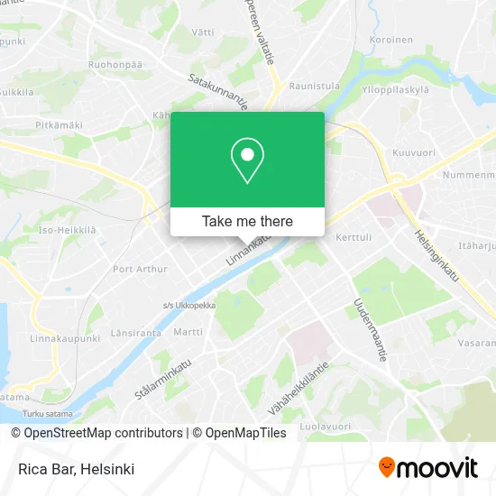 Rica Bar map