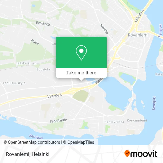 Rovaniemi map