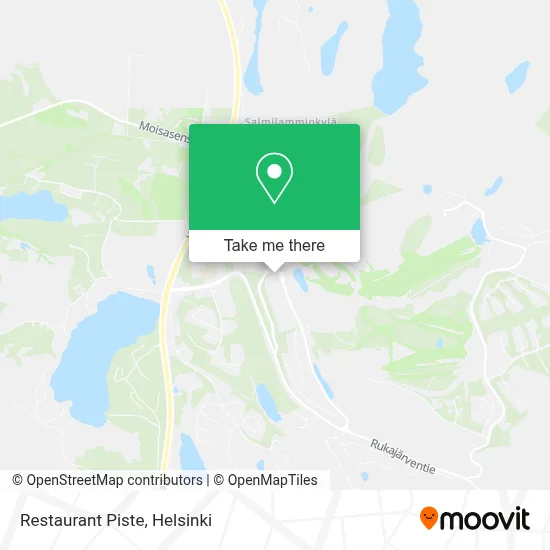 Restaurant Piste map