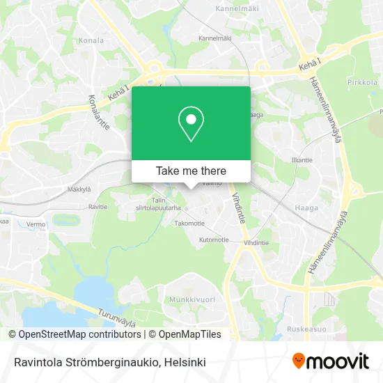 Ravintola Strömberginaukio map