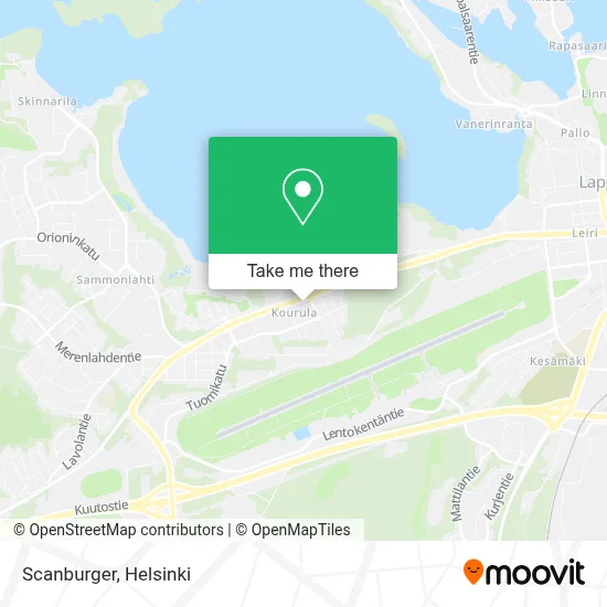 Scanburger map