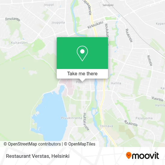 Restaurant Verstas map