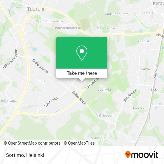 Sortimo map