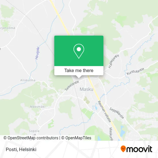 Posti map