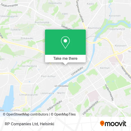 RP Companies Ltd map
