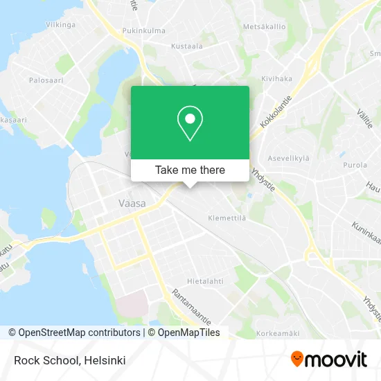 Rock School map