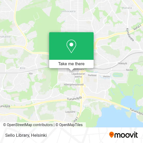 Sello Library map