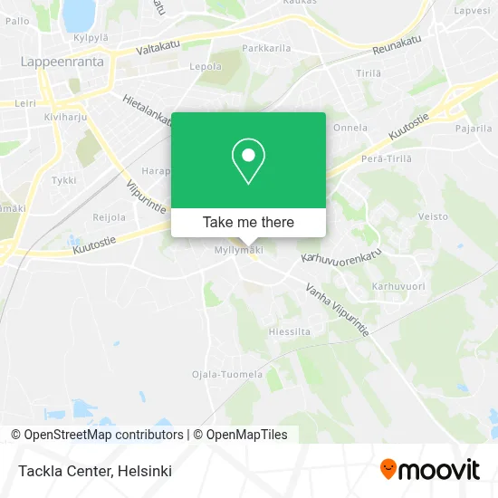Tackla Center map