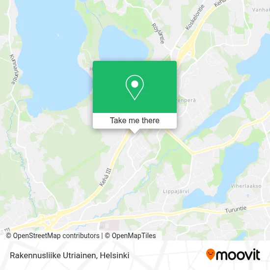 Rakennusliike Utriainen map