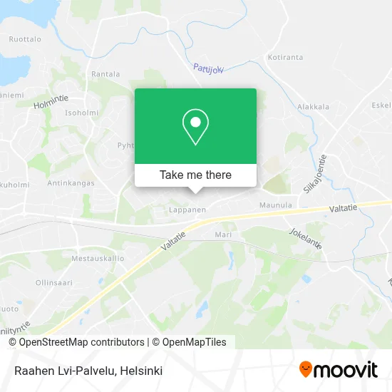 Raahen Lvi-Palvelu map