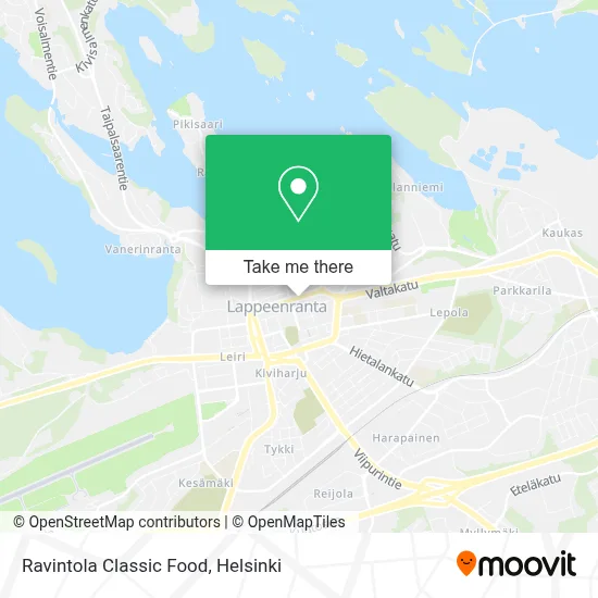 Ravintola Classic Food map