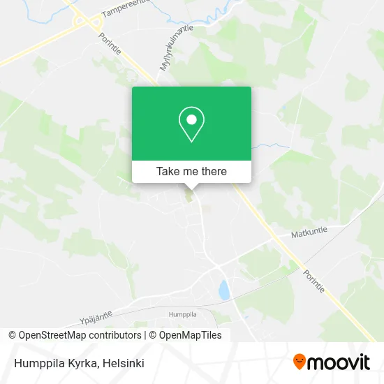 Humppila Kyrka map