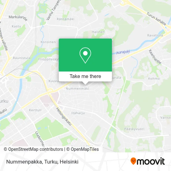 Nummenpakka, Turku map