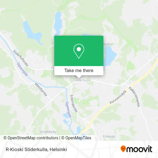 R-Kioski Söderkulla map