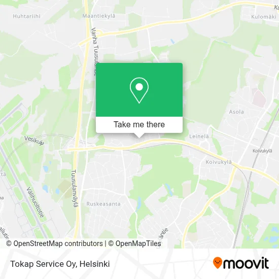 Tokap Service Oy map