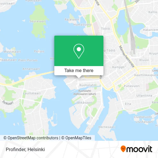 Profinder map