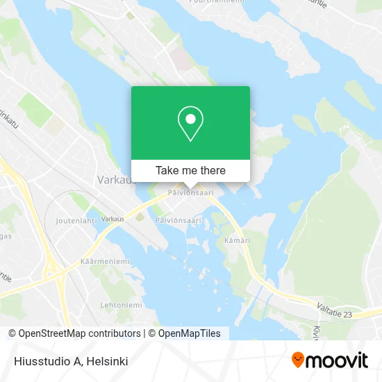 Hiusstudio A map