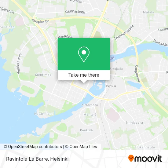 Ravintola La Barre map