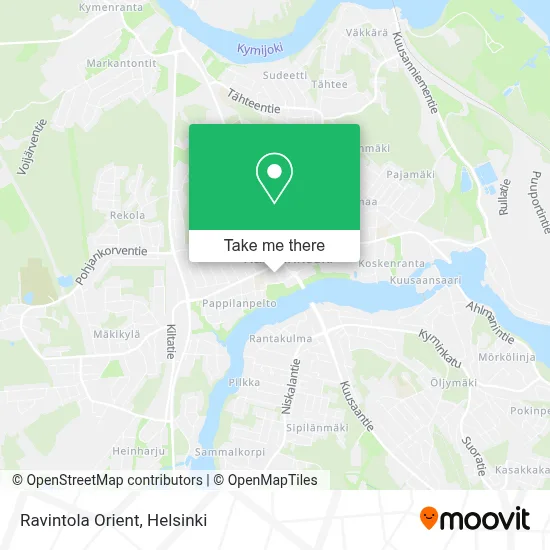 Ravintola Orient map
