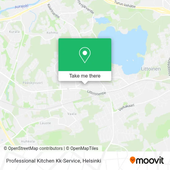 Professional Kitchen Kk-Service map