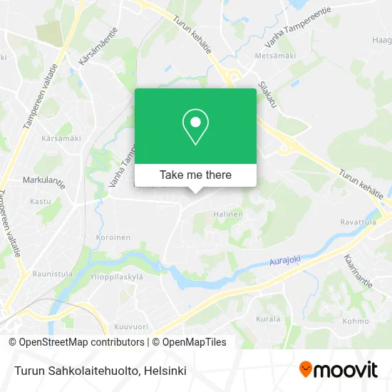 Turun Sahkolaitehuolto map