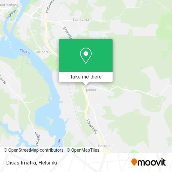 Disas Imatra map