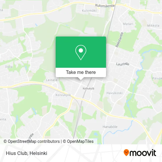 Hius Club map