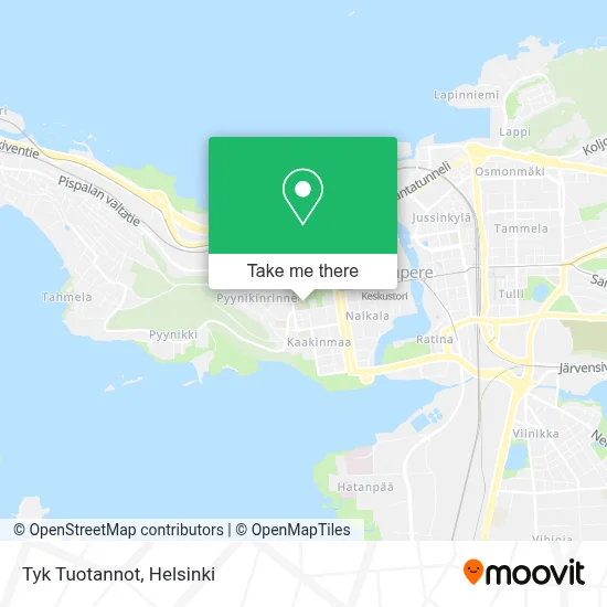 Tyk Tuotannot map