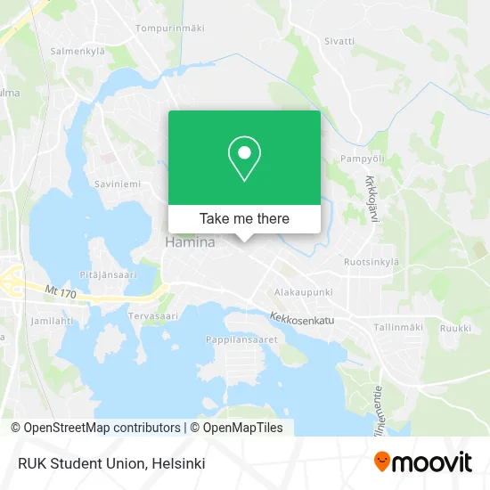 RUK Student Union map
