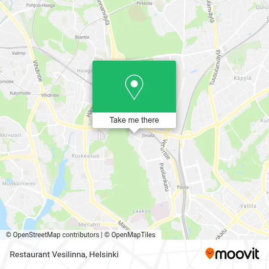 Restaurant Vesilinna map