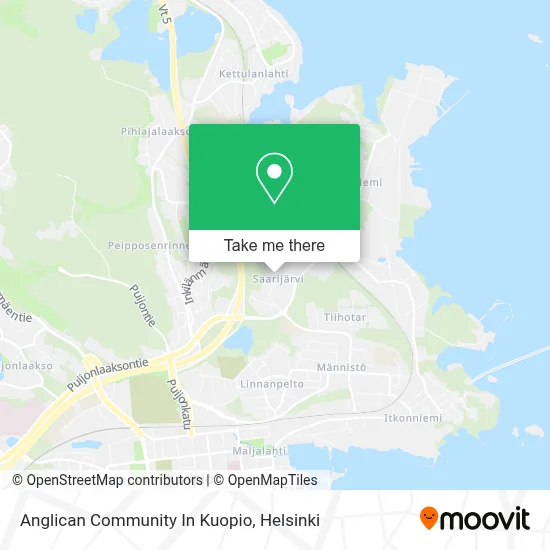 Anglican Community In Kuopio map