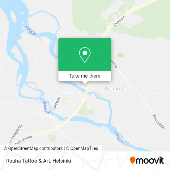 Rauha Tattoo & Art map