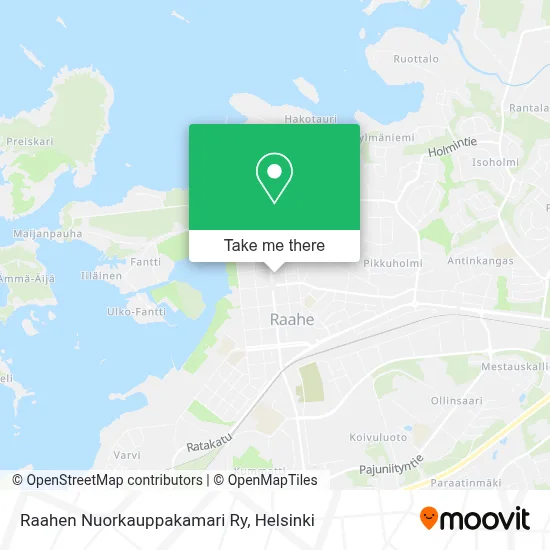 Raahen Nuorkauppakamari Ry map