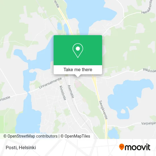 Posti map