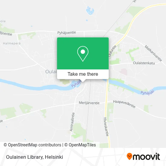Oulainen Library map