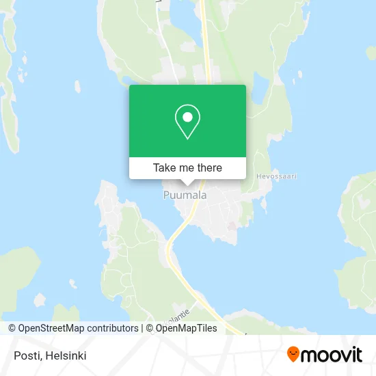 Posti map