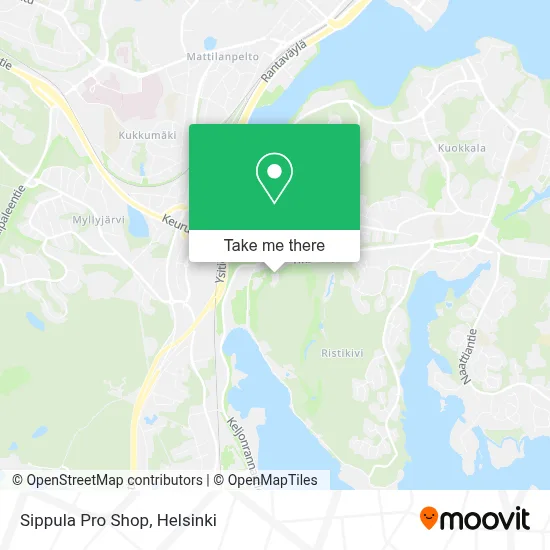 Sippula Pro Shop map