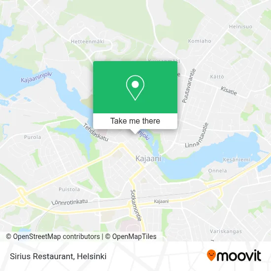 Sirius Restaurant map