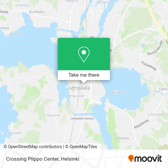 Crossing Piippo Center map