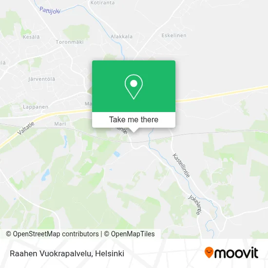Raahen Vuokrapalvelu map