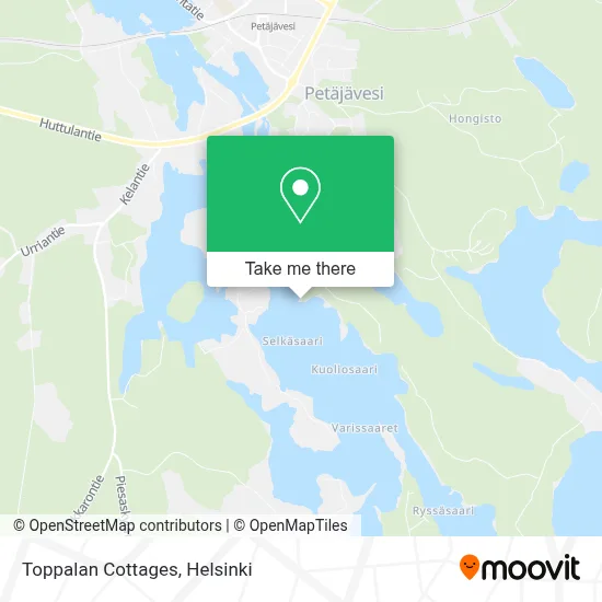 Toppalan Cottages map