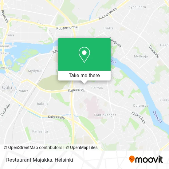 Restaurant Majakka map