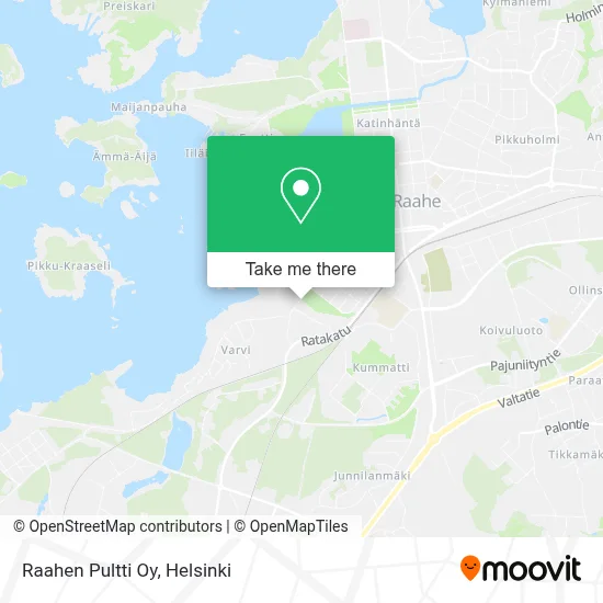Raahen Pultti Oy map