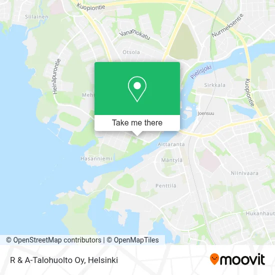 R & A-Talohuolto Oy map