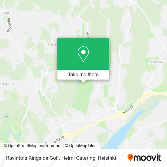 Ravintola Ringside Golf, Helmi Catering map