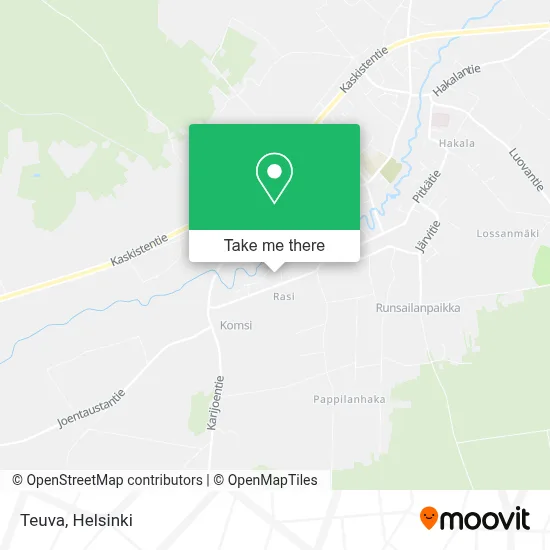 Teuva map